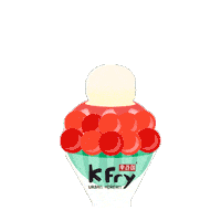 Ice Cream Wow Sticker by K Fry My