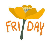 Flower Friday Sticker