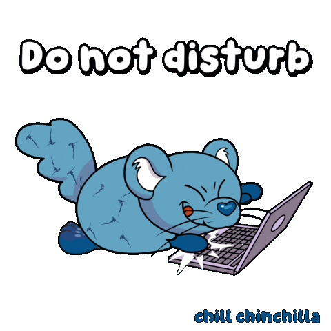 Chill Do Not Sticker by VeeFriends