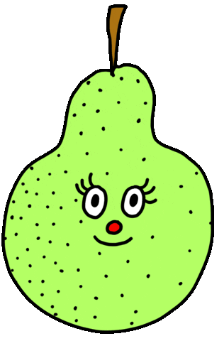 Fruit Pear Sticker by pey chi