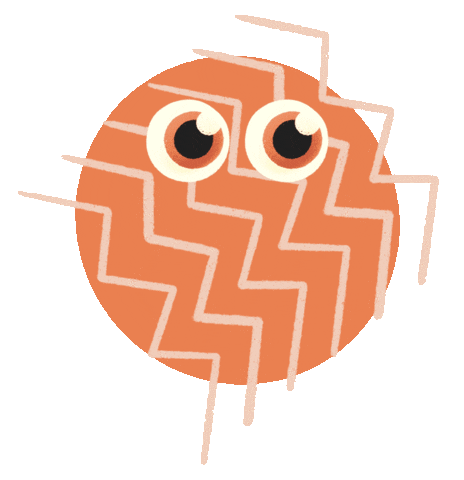 Illustration Eyes Sticker by Jef Caine