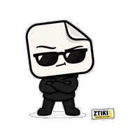 ztikix cool chill sunglasses confident Sticker