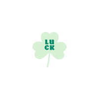 St Patricks Day Luck Sticker by Beauty by Earth