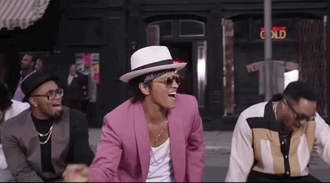Happy Uptown Funk GIF by Bruno Mars