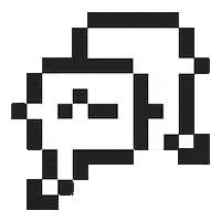 Pixel Art Craft Sticker by Paribu Art