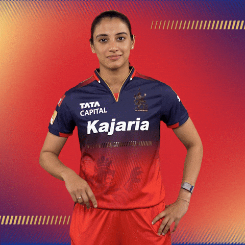 Happy Smriti Mandhana GIF by Royal Challengers Bengaluru