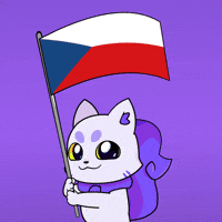 Czech Republic Flag GIF by Lucky Kat Studios