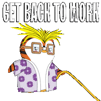 Work Keep Going Sticker by Pudgy Penguins