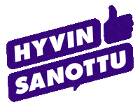 Sticker by Hyvin sanottu