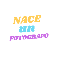 Nace Un Fotografo Sticker by Vero Martorell