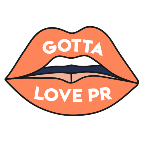 public relations kiss Sticker by Ehrenstrahle