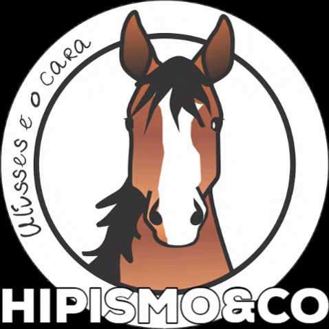 JotaDesign giphygifmaker horse cavalo hipismo GIF