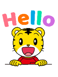 benesse_tw hello hi 巧虎 巧連智 Sticker