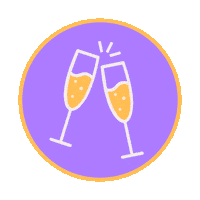 Celebration Sticker by hayu