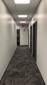 Wu_Shock run fall office oops GIF