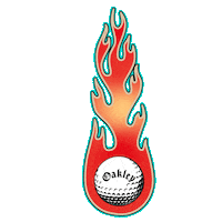 golf fire Sticker by Oakley