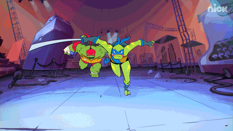 leo sword GIF by Teenage Mutant Ninja Turtles