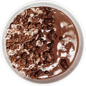 Chocolate Bowl Sticker by mymuesli
