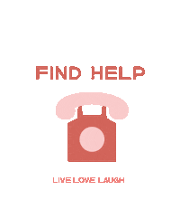 tlllfoundation phone call stress depression Sticker