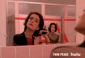 twin peaks mirror GIF by HULU