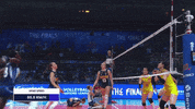 Jumping Take That GIF by Volleyball World
