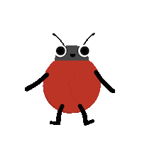 Happy Fly Sticker by Here Studio