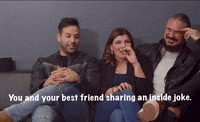 You And Your Best Friend Sharing An Inside Joke GIF by Jen Scott