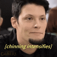 Chin Intensifies GIF by zoefannet