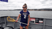 Womens Lacrosse Go Navy GIF by Navy Athletics