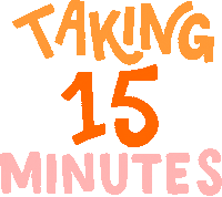 CathyHeller cathyheller madetodothis 15minutes taking 15 minutes Sticker