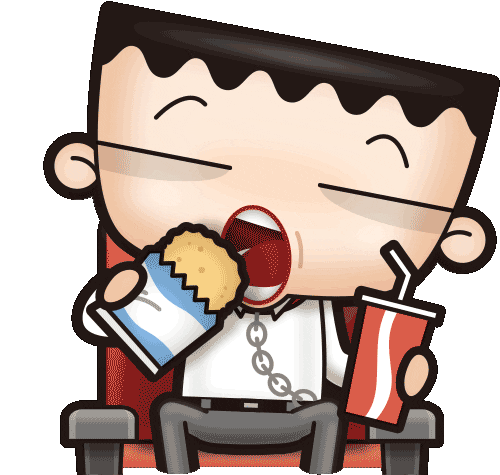 Chill Snack Sticker