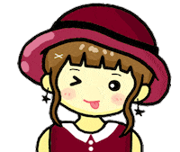 yobe0103day 可愛 眨眼 粉紅qq妹 悠比 Sticker