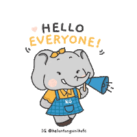 kelontongunik hello hi hey hai Sticker