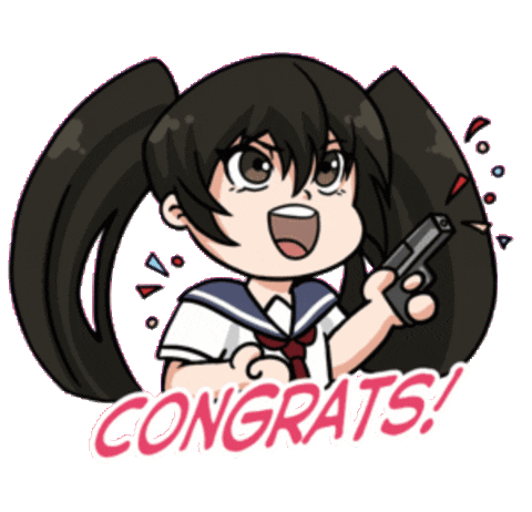 Happy Congrats Sticker