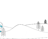 Snow Snowboarding Sticker by Breden Kids