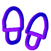 Slippers Sticker by avaho