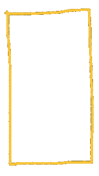 Frame Rectangle Sticker by Aela Byrinthe