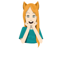 nyankou smile joy happiness nyankouav Sticker