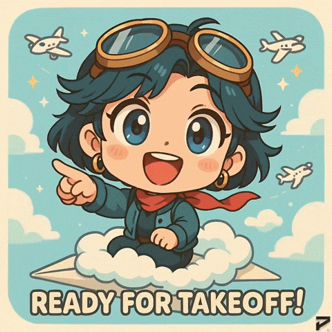 Flying Paper Airplane GIF by Persona