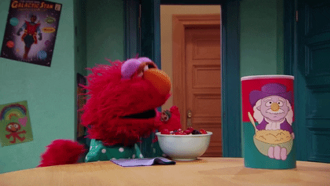 Hungry Fun GIF by Sesame Street