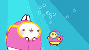 best friends love GIF by Molang