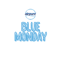 Blue Monday Sticker by airpureuk