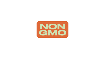 Non Gmo Orange Sticker by Project Acai