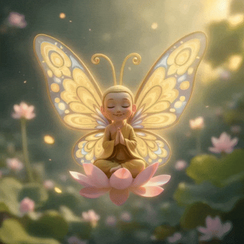 buddhaflyjourney animation cartoon fly free GIF
