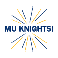 Go Blue Sticker by Marian University