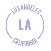 Los Angeles La Sticker by Rob Jelinski Studios, llc.