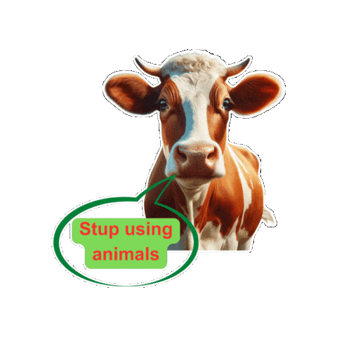 Vegan Kuh Sticker by Natur-Clean-up