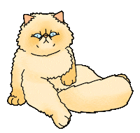 Cats Orange Sticker by sillynub