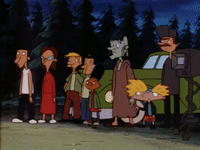 hey arnold nicksplat GIF