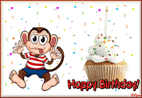 Happy Birthday Animated Card GIF